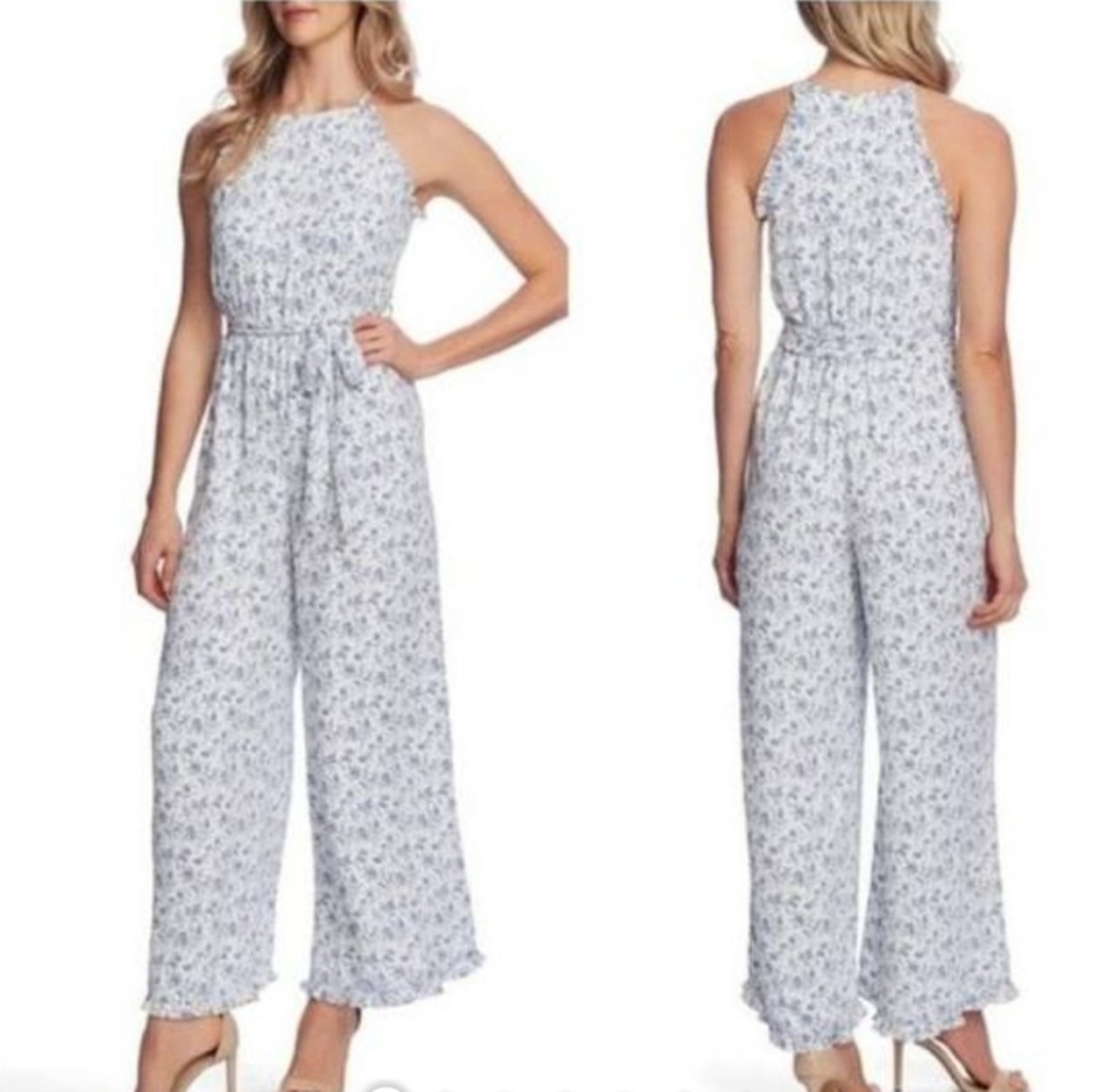 Cece Women's  Patterned Ruffle jumpsuit - Picture 4 of 7